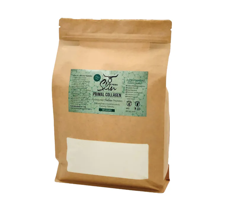 Pure Primal Collagen Powder Type 1 and 3 Agglomerated 1kg