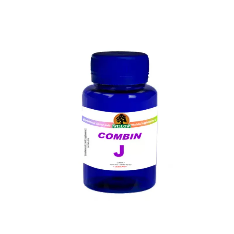 Willow Combin J Tissue Sats 200 Tablets for colds coughs and sore throa