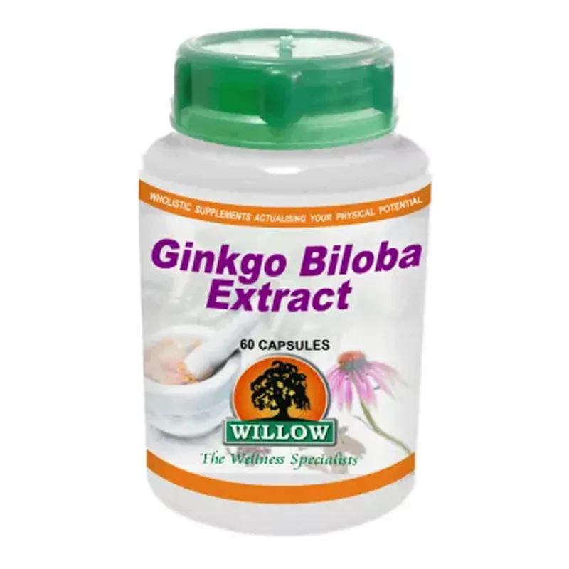 Willow Ginkgo Biloba Extract 160mg 60 capsules