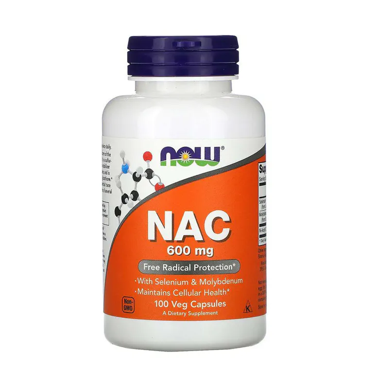 NOW Foods NAC 600 mg 100 Veg Capsules