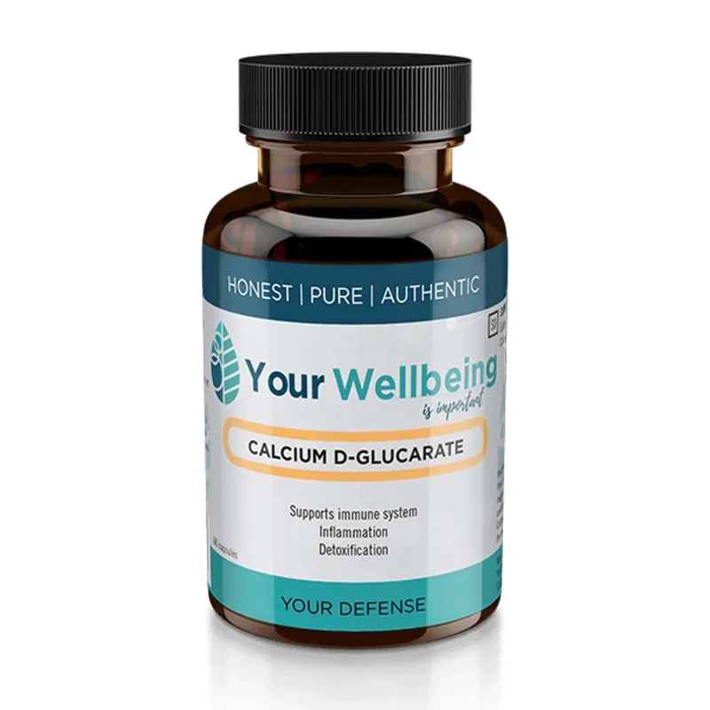 Your Wellbeing Calcium DGlucarate 500mg 60 Caps