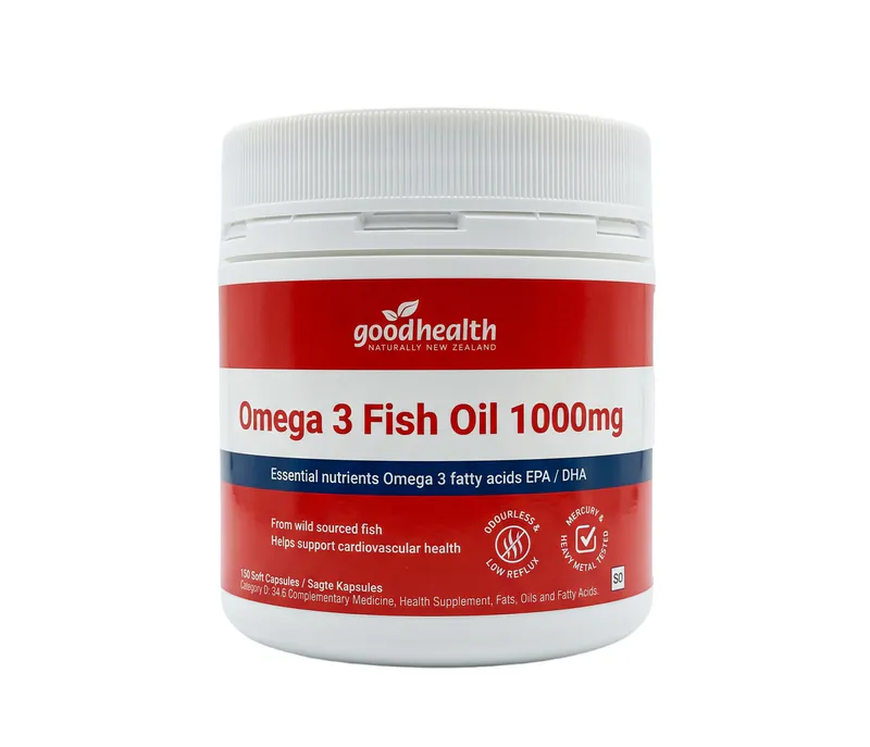 Good Health Omega 3 Fish Oil 1000mg 150 Softgels