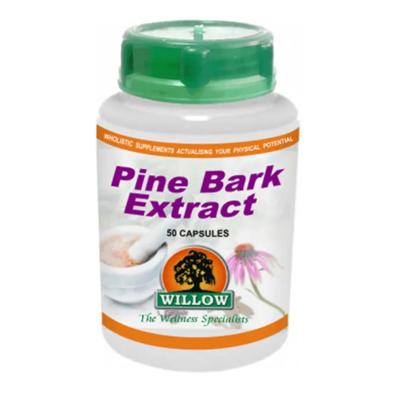 Willow Pine Bark Extract 50 Caps