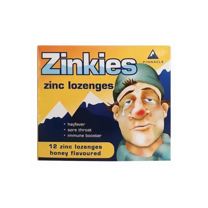 Zinkies Zinc Lozenges Honey 12s Nappi Code 710188001