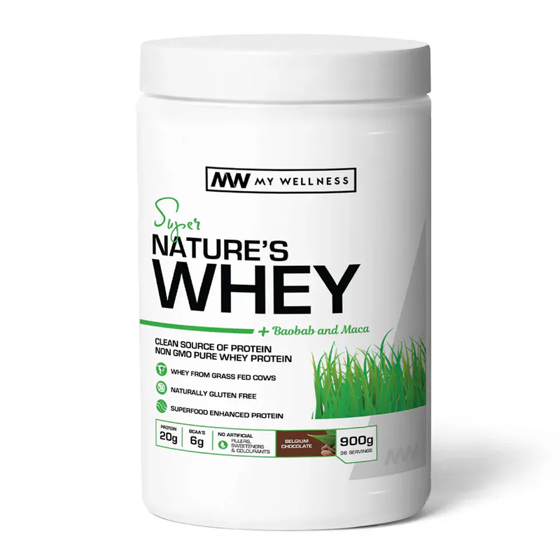 My Wellness Super Natures Whey Protein 900g Belgium Chocolate