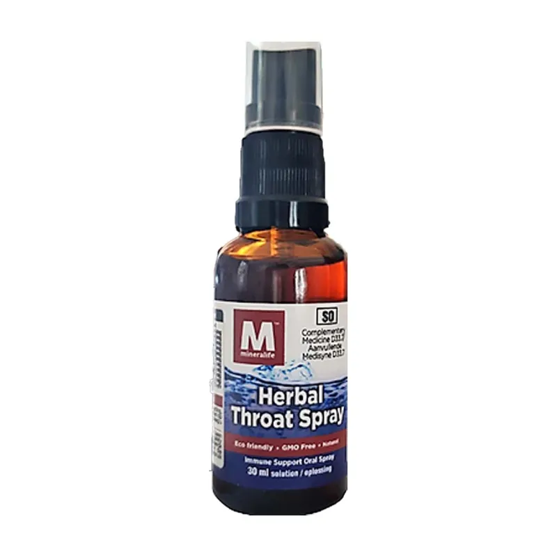 Mineralife Herbal Throat Spray 30ml