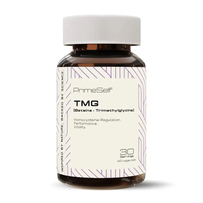 PrimeSelf Betaine Trimethyl Glycine TMG 1000mg 60 Capsules