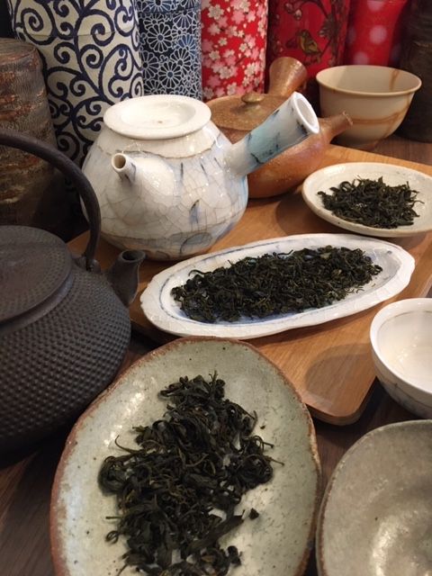 Three distinctly different wild organic tamaryokucha teas from Country Friend Farms in Shizuoka