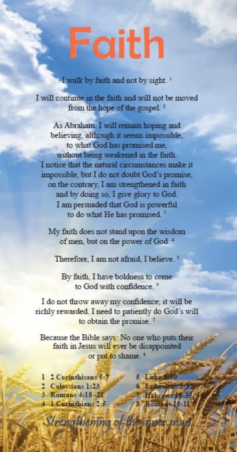 Proclamation - Faith