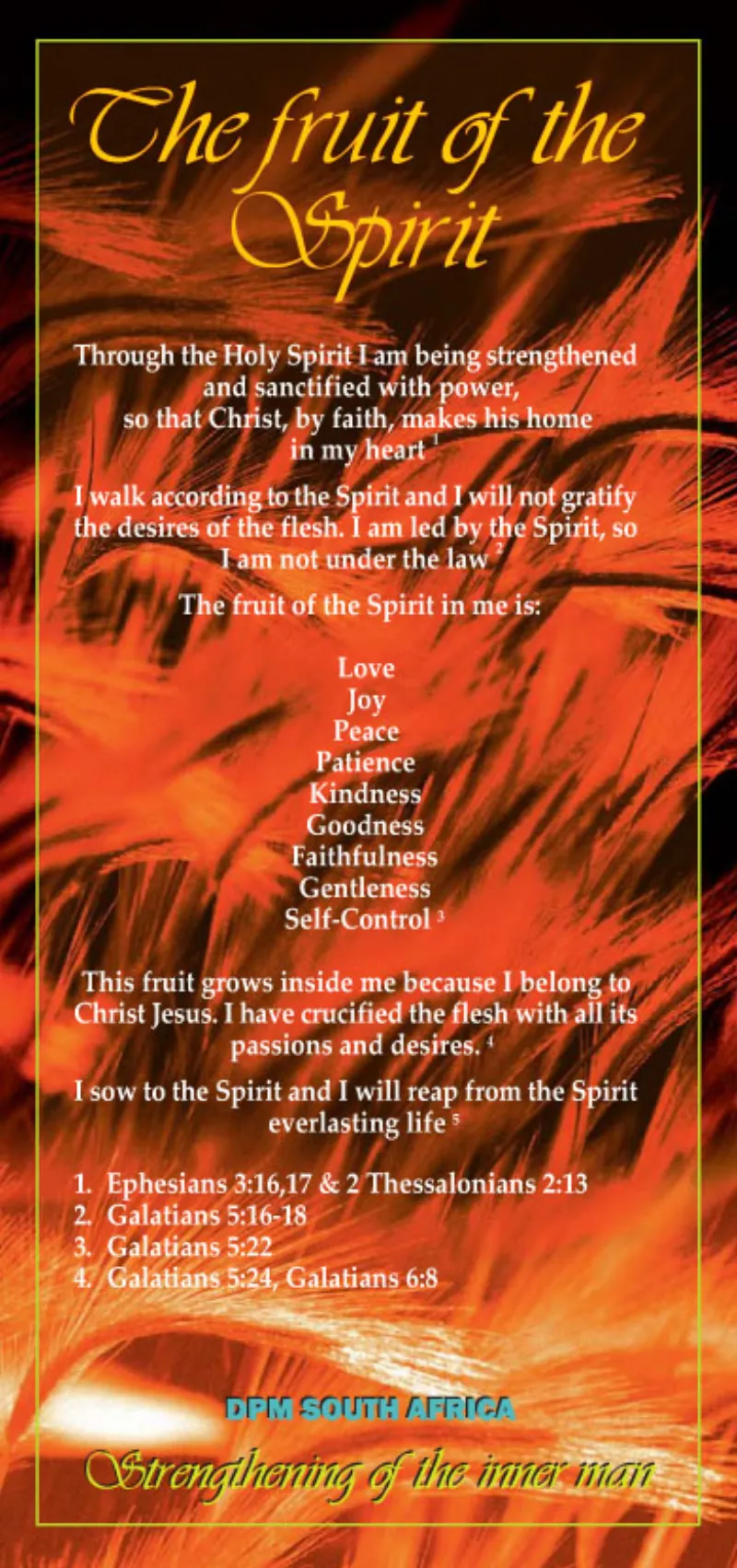 Proclamation - The Fruit of the Spirit