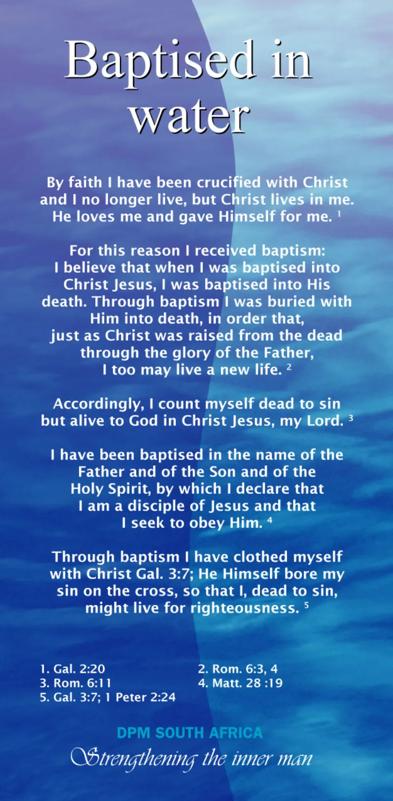 Proclamation - Baptism