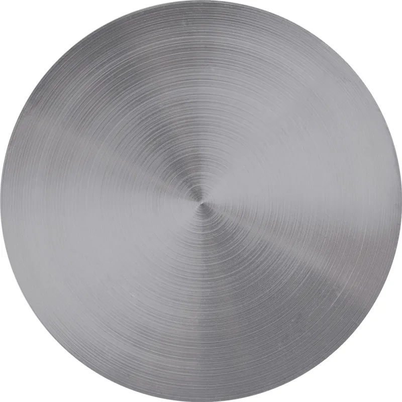 Radial chrome finish representation