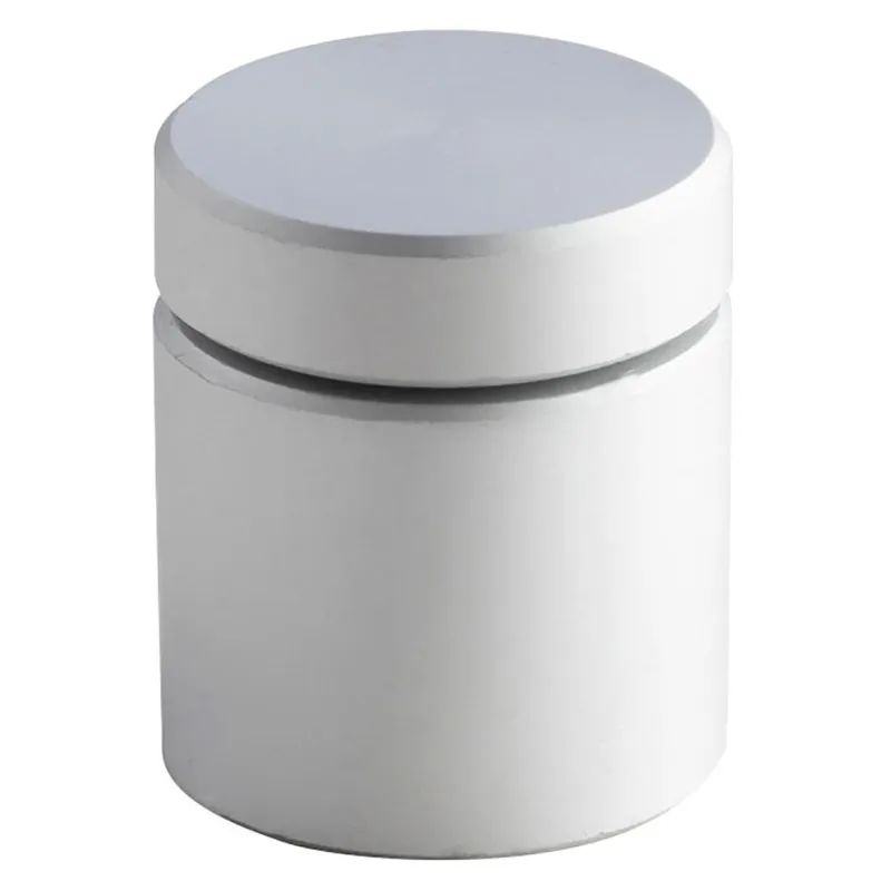 Satin silver aluminium stand off #3