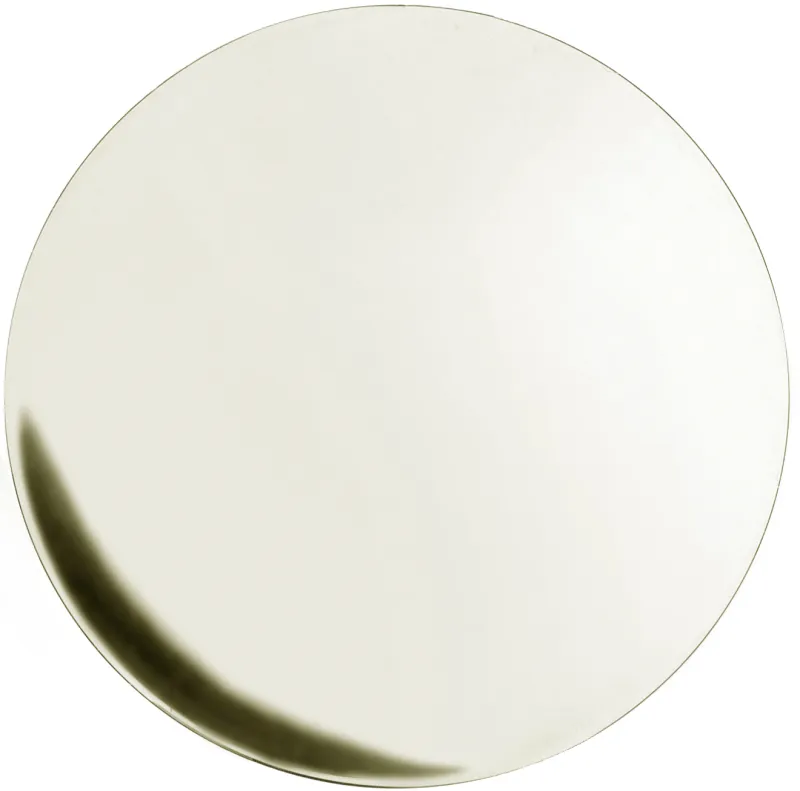 Bright nickel finish representation