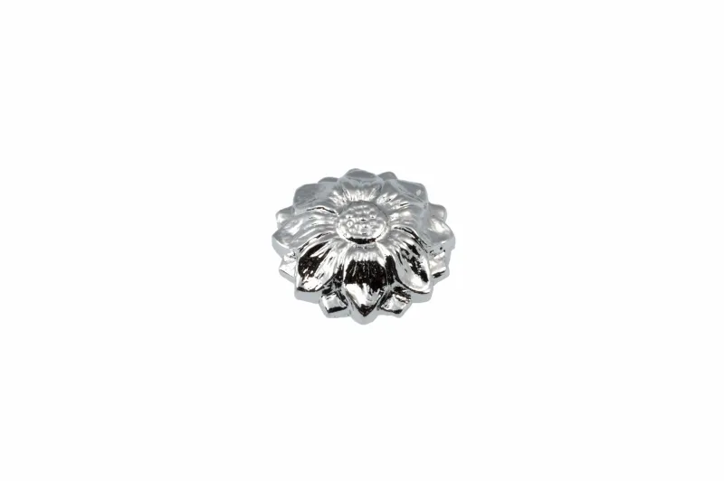 16mm chrome diecast floral coverhead