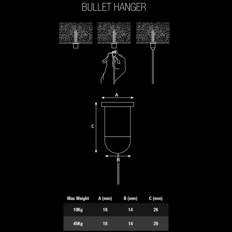 Illustration - Bullet Hanger