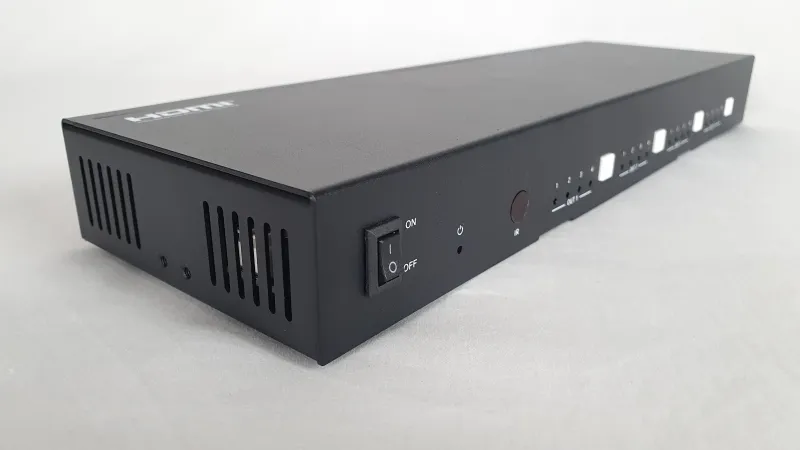 4x4 4K HDMI Matrix over CAT with Downscaler