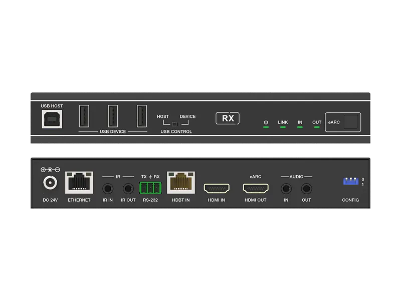 8K@60Hz or 4K@120Hz HDBaseT Extender with 100m Range