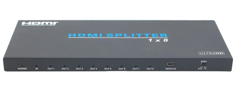 4K 1x8 True HDMI Splitter
