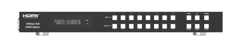 8x8 4K HDMI Matrix with Atmos and Audio Extraction