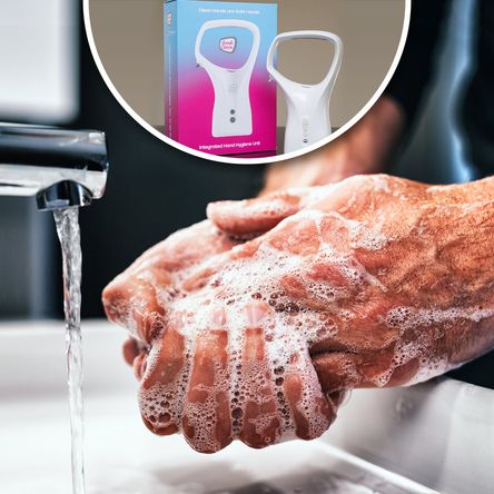 Washing hands using HandiCheck