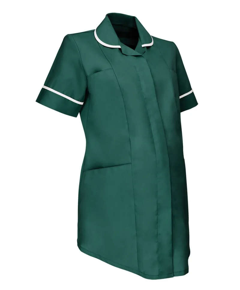 Bottle Green/White Trim