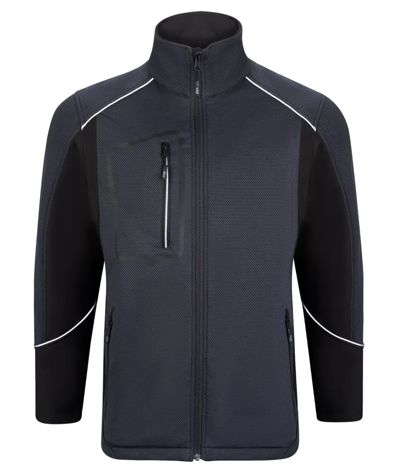 Navy Body - Black Side - Grey Print