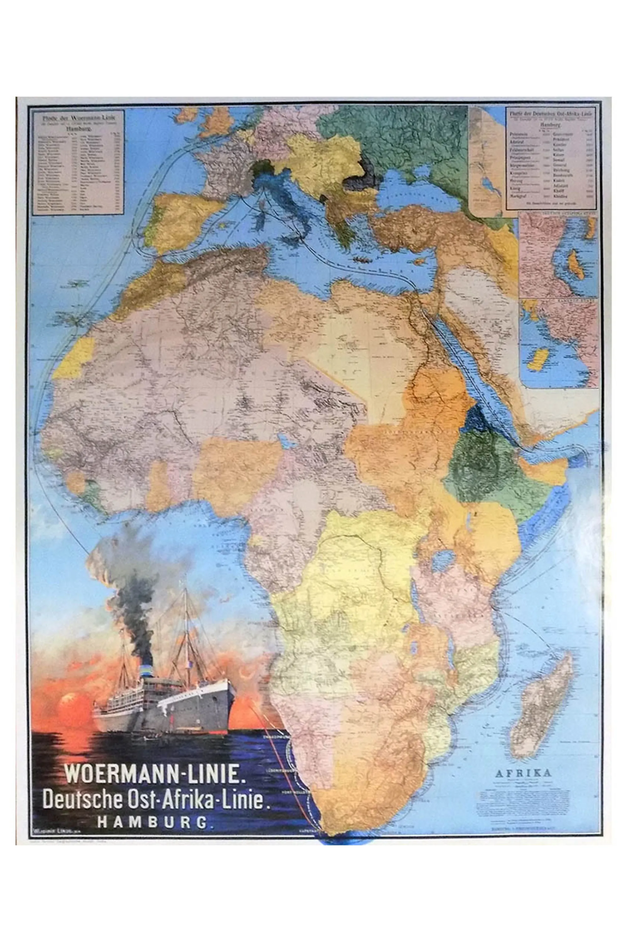 Map: Woermann Linie