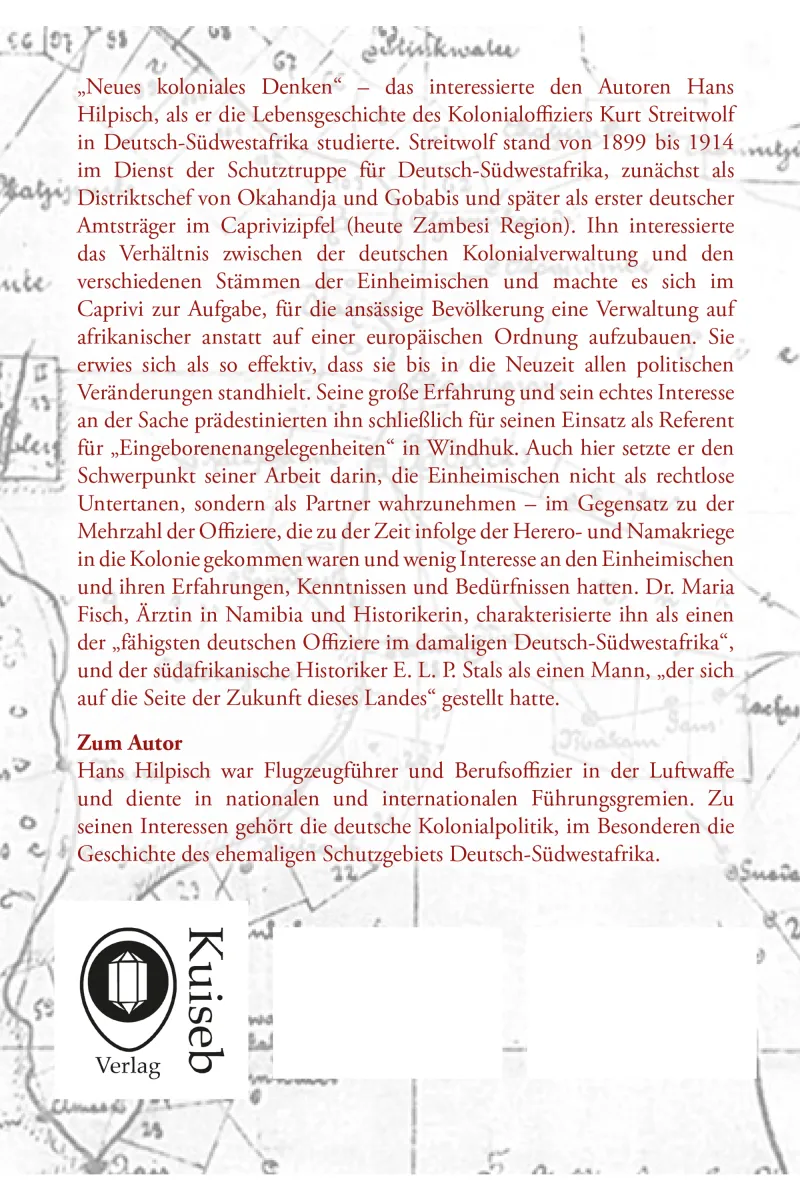 Hauptmann Kurt Streitwolf Back