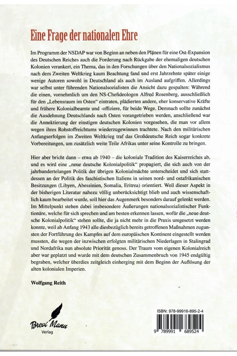 Eine Frage der nationalen Ehre Back