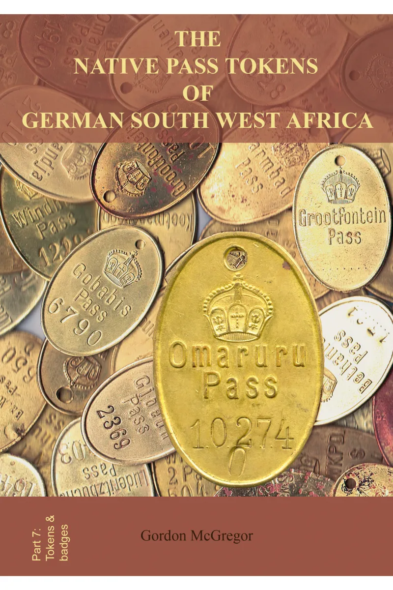 The Native Pass Tokens of German South West Africa Front