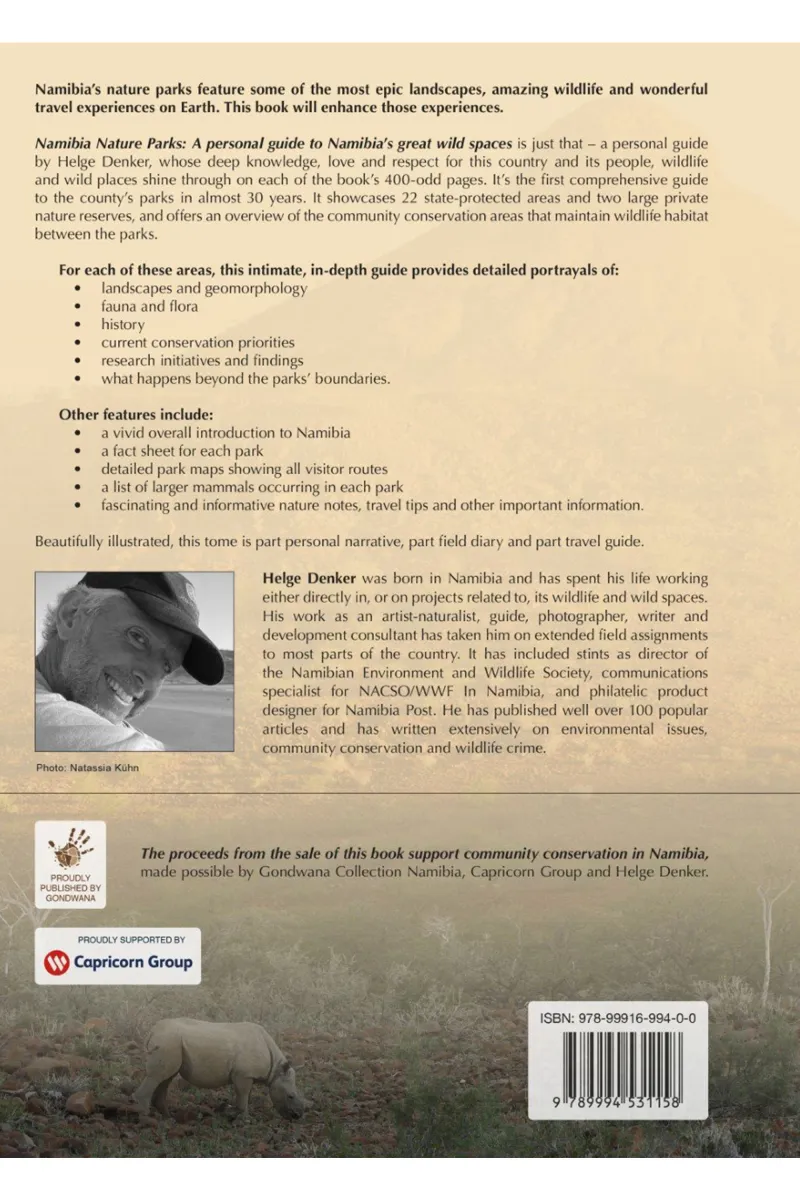 Namibia Nature Parks Back