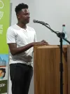 Lloyd Winini reading his story “Shungu”