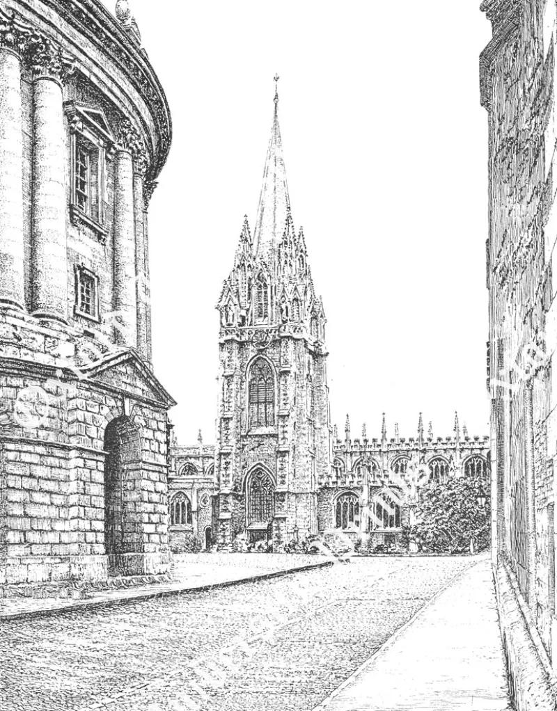 St Mary's from Radcliffe Square