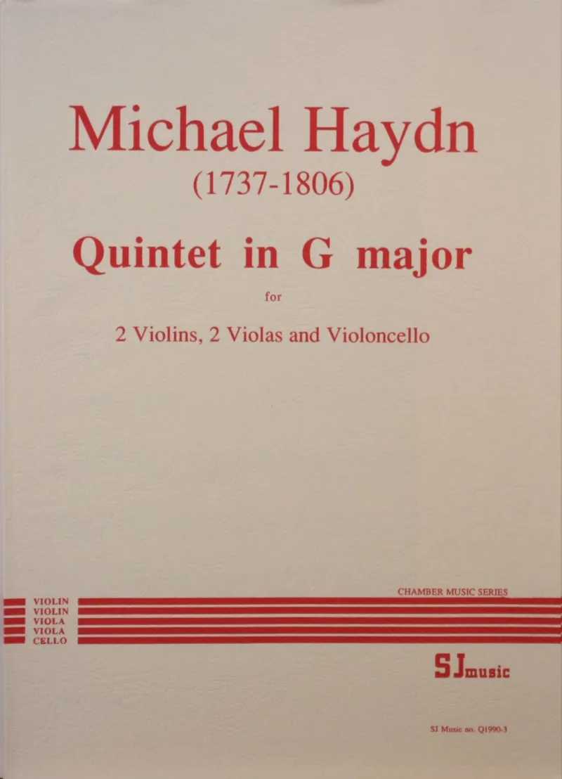 Haydn Quintet in G - cover