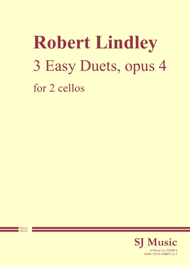 Lindley Duets op4 cover