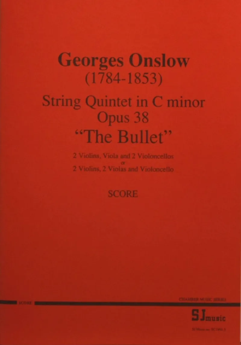Onslow quintet op38 score - cover