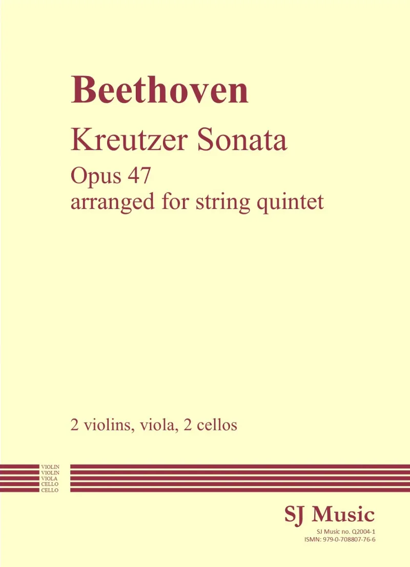 Beethoven Kreuzter Sonata cover