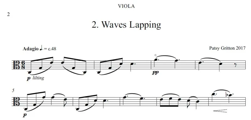 D2018-2 Waves Lapping viola part
