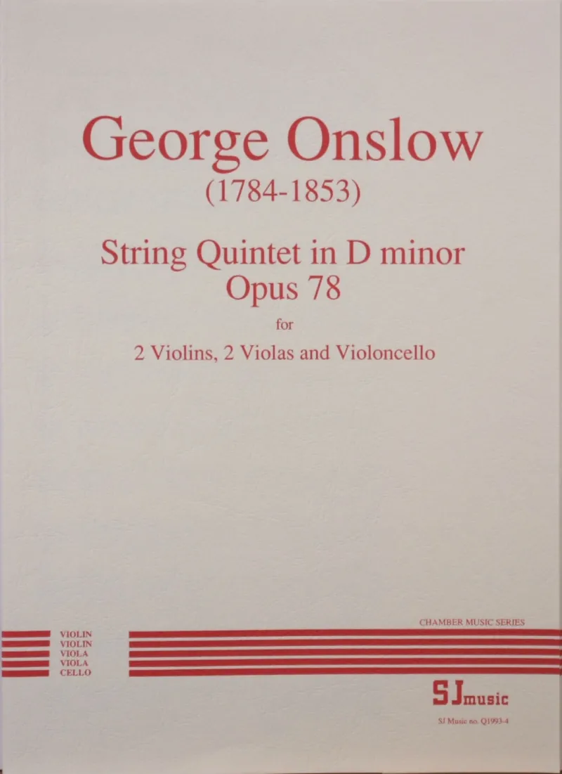 Onslow quintet op78 - cover