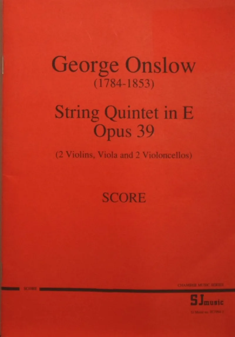 Onslow quintet op39 score  -cover