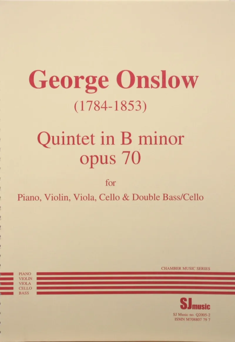 Onslow piano quintet - cover