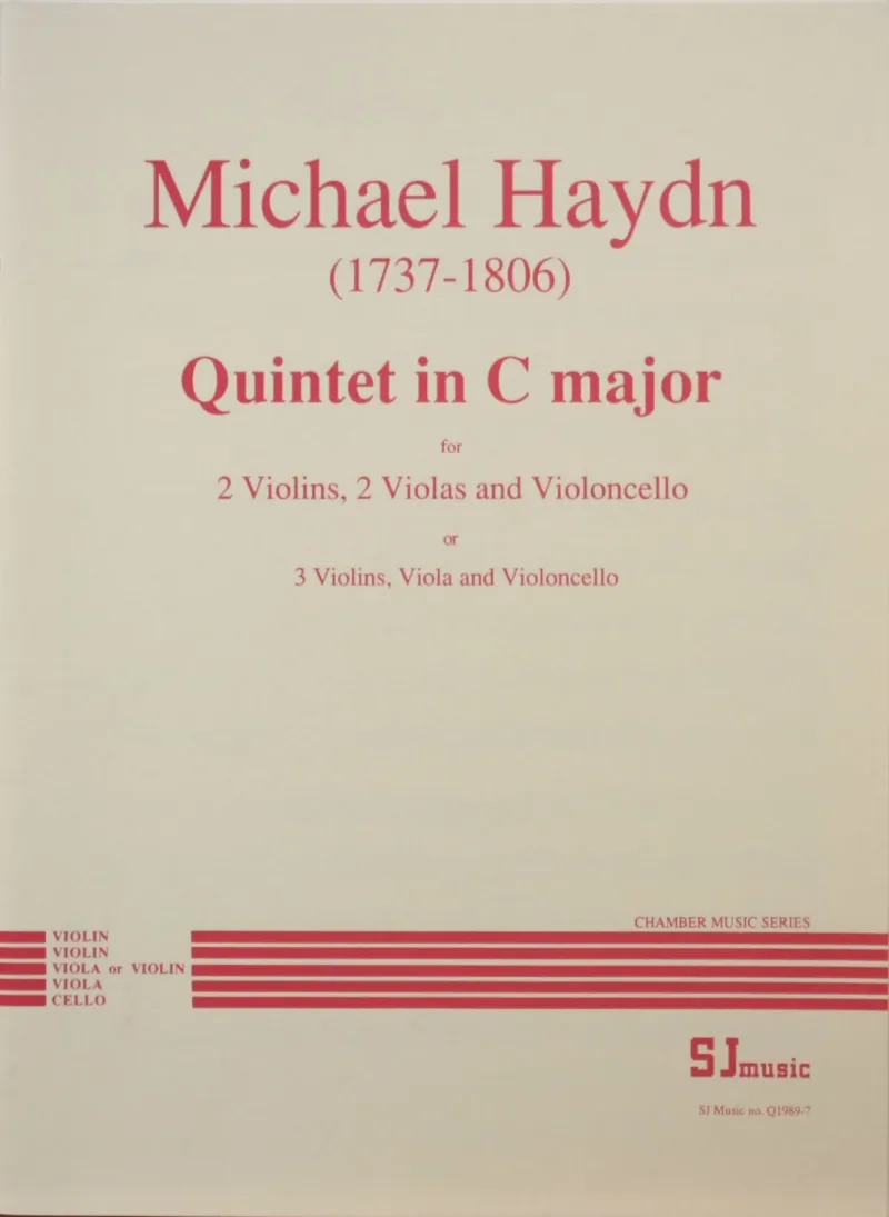 Haydn Quintet in C - cover