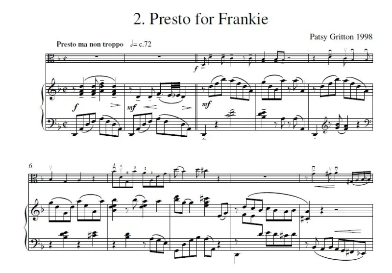 Piano example