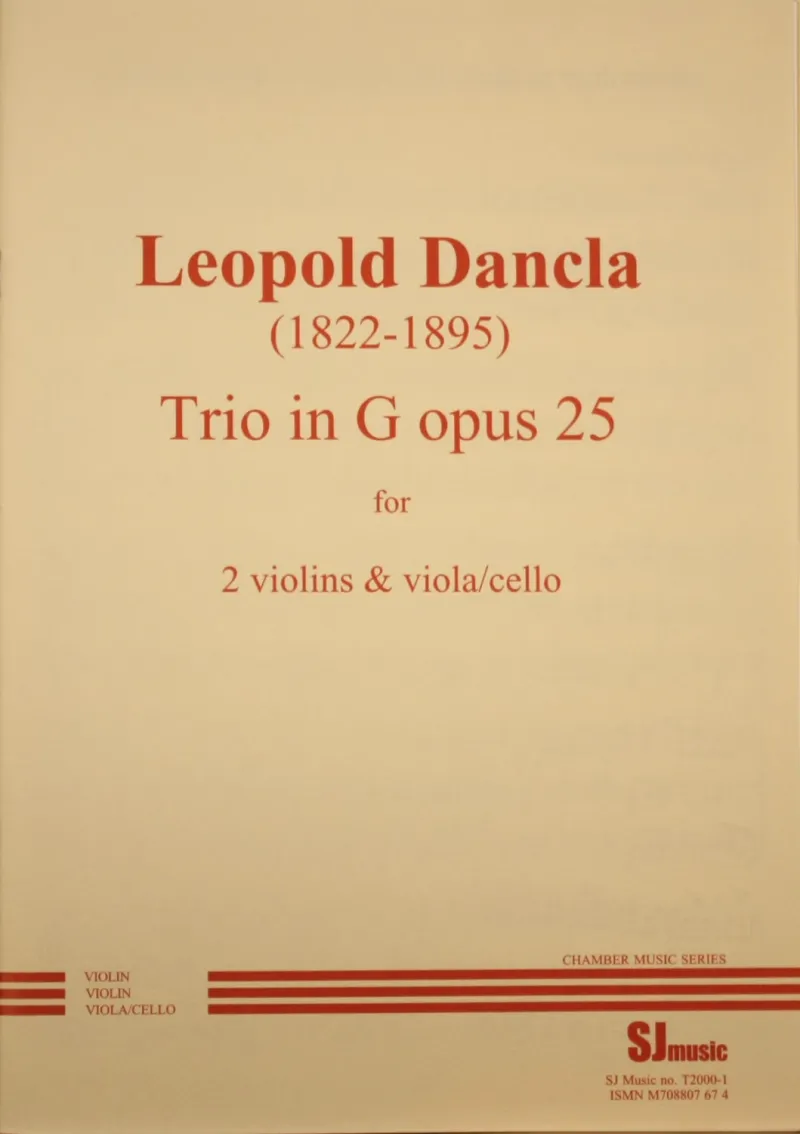 Dancla Trio op 25 - cover