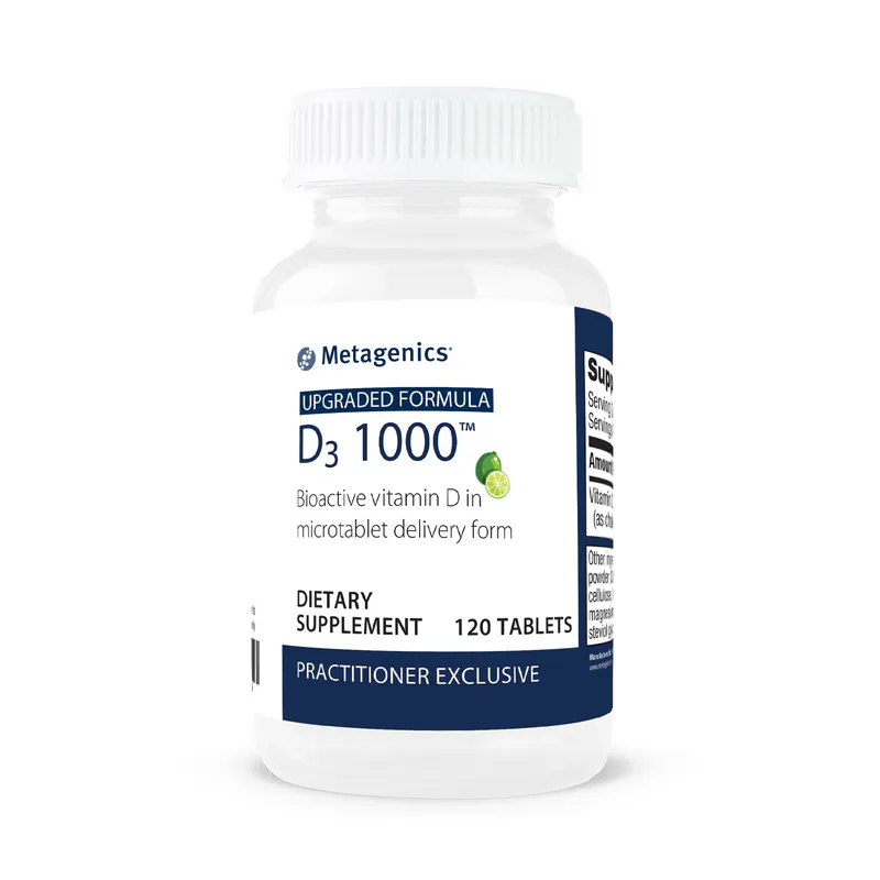 Metagenics D3 1000 Lime Flavour 120 Tablets