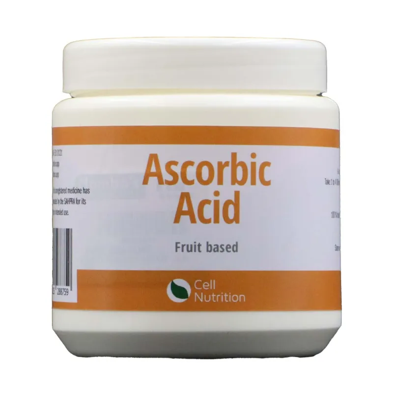 Cell Nutrition Ascorbic Acid Powder Fruit Origin Vitamin C 500g