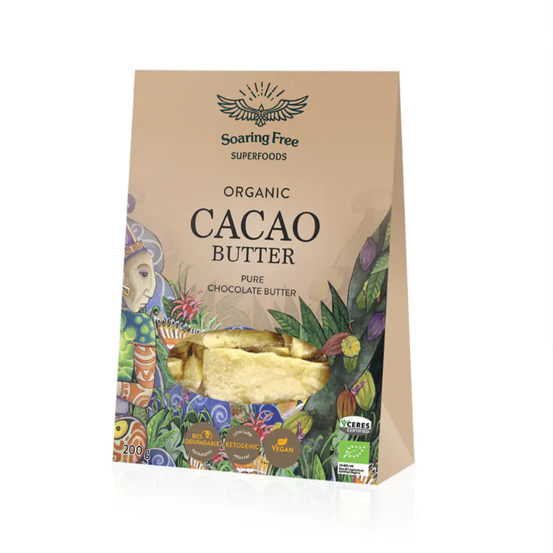 Soaring Free Superfoods Organic Cacao Butter 200g