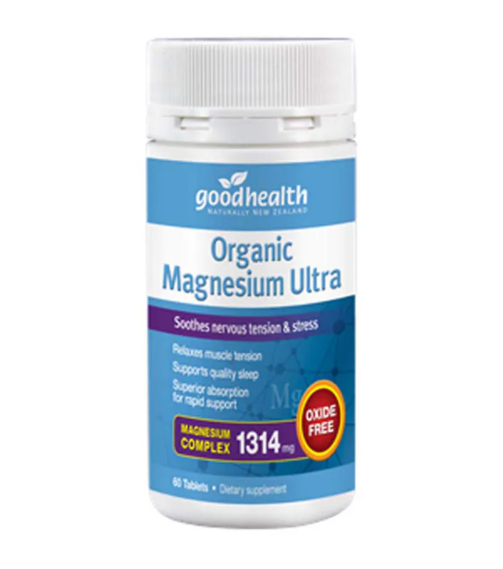 Good Health Organic Magnesium Ultra 60 Tablets