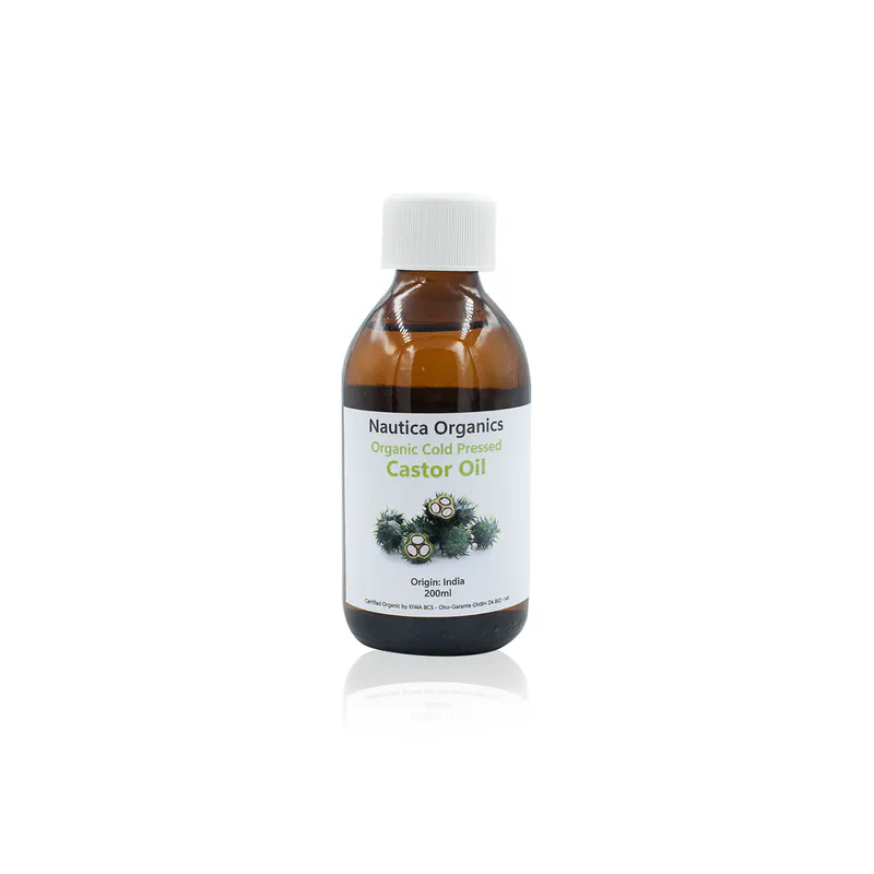 Nautica Organics Organic Cold Pressed Castor Oil 200ml